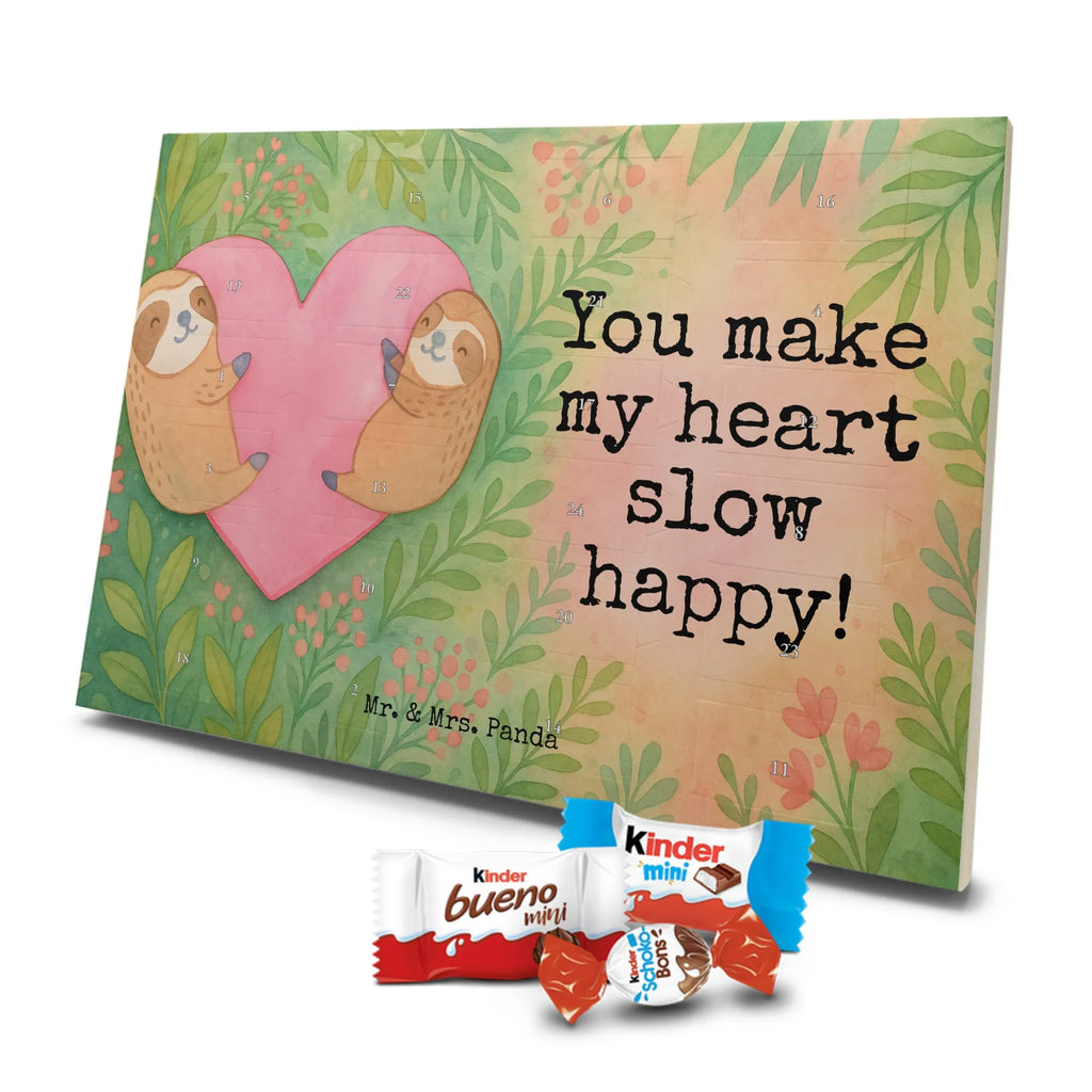 Chocolate advent calendar sloths Heart Design Loving, Two, Together, Marriage, Proposal of marriage, Love gift, gift for her, gift for him, anniversary gift, Valentine&#39;s Day Gift for Women Love Gift Anniversary Wedding Anniversary Party Favor Gift for Girlfriend Gift for Partner Boyfriend Gift Token of Love for Men for Husband