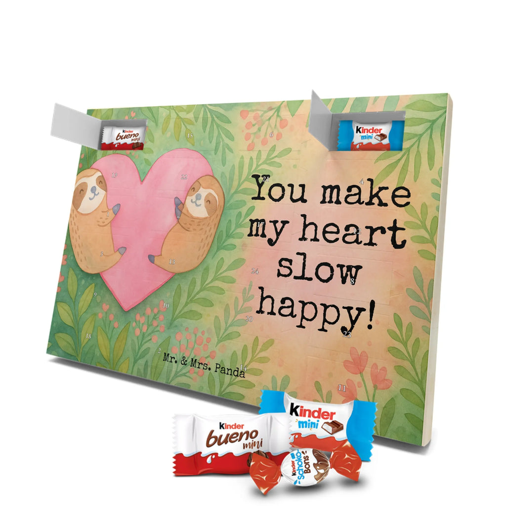 Chocolate advent calendar sloths Heart Design Loving, Two, Together, Marriage, Proposal of marriage, Love gift, gift for her, gift for him, anniversary gift, Valentine&#39;s Day Gift for Women Love Gift Anniversary Wedding Anniversary Party Favor Gift for Girlfriend Gift for Partner Boyfriend Gift Token of Love for Men for Husband