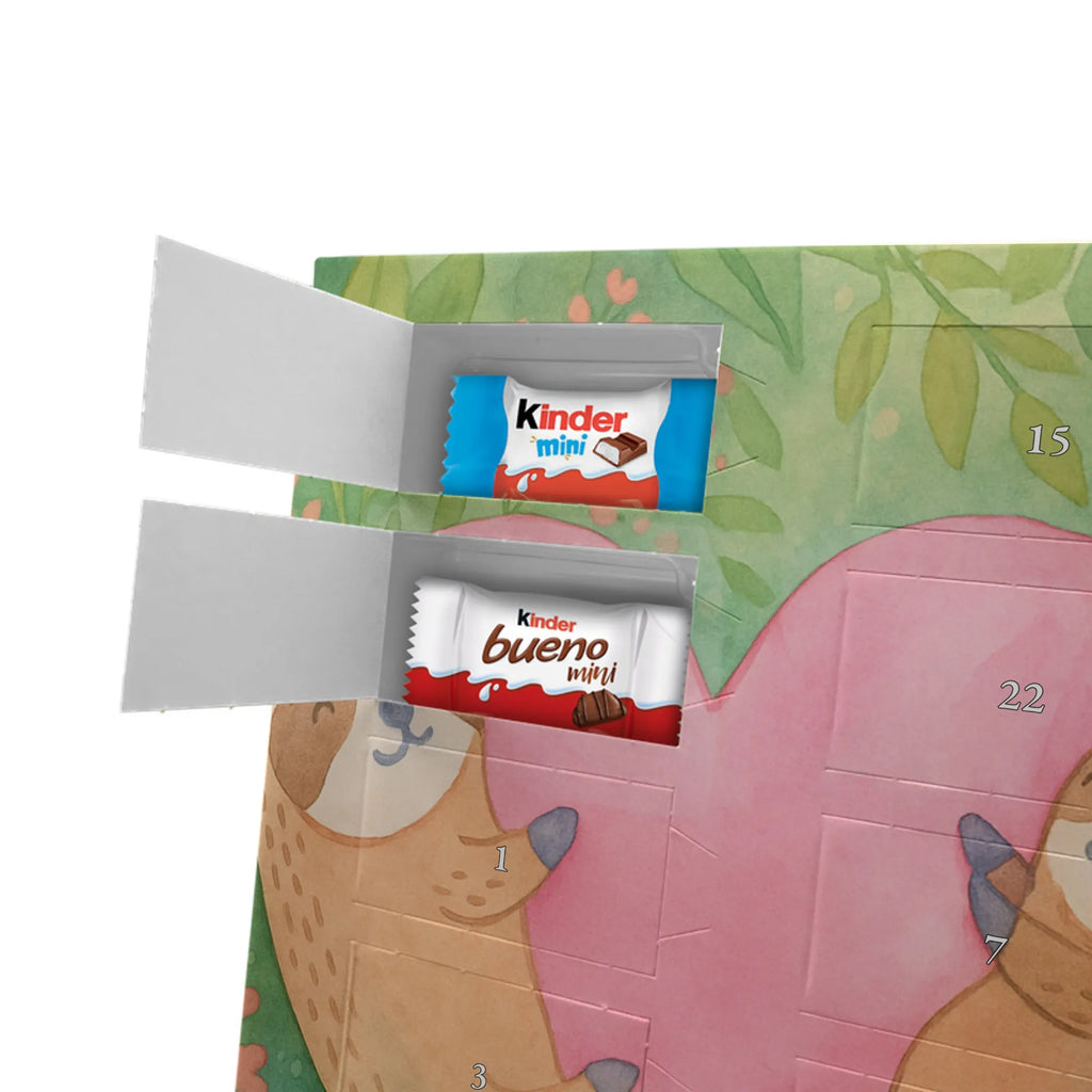 Chocolate advent calendar sloths Heart Design Loving, Two, Together, Marriage, Proposal of marriage, Love gift, gift for her, gift for him, anniversary gift, Valentine&#39;s Day Gift for Women Love Gift Anniversary Wedding Anniversary Party Favor Gift for Girlfriend Gift for Partner Boyfriend Gift Token of Love for Men for Husband