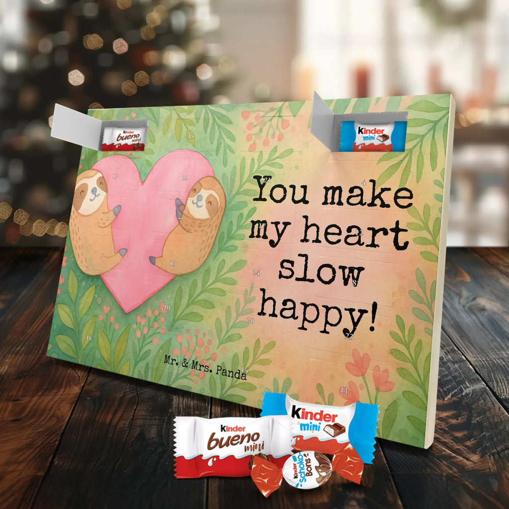 Chocolate advent calendar sloths Heart Design Loving, Two, Together, Marriage, Proposal of marriage, Love gift, gift for her, gift for him, anniversary gift, Valentine&#39;s Day Gift for Women Love Gift Anniversary Wedding Anniversary Party Favor Gift for Girlfriend Gift for Partner Boyfriend Gift Token of Love for Men for Husband