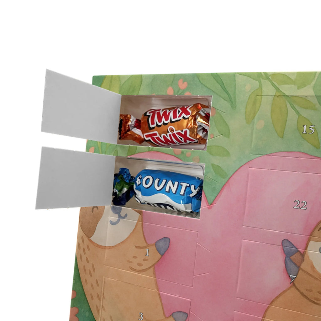 Chocolate advent calendar sloths Heart Design Loving, Two, Together, Marriage, Proposal of marriage, Love gift, gift for her, gift for him, anniversary gift, Valentine&#39;s Day Gift for Women Love Gift Anniversary Wedding Anniversary Party Favor Gift for Girlfriend Gift for Partner Boyfriend Gift Token of Love for Men for Husband