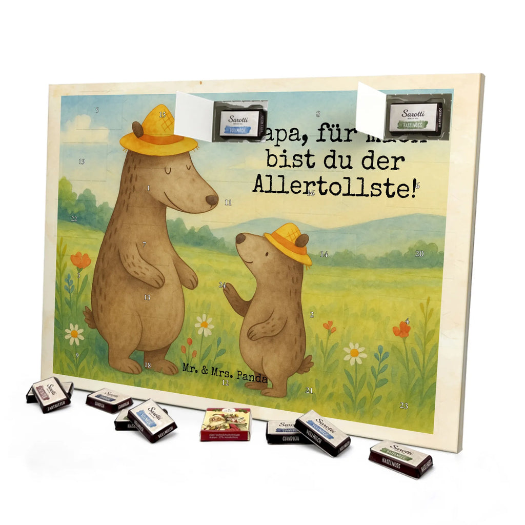 Chocolate advent calendar Bears with hats Design Father's Day, Mother's Day, father, role model, son, sons, children, favourite person, father-son, child, father's day