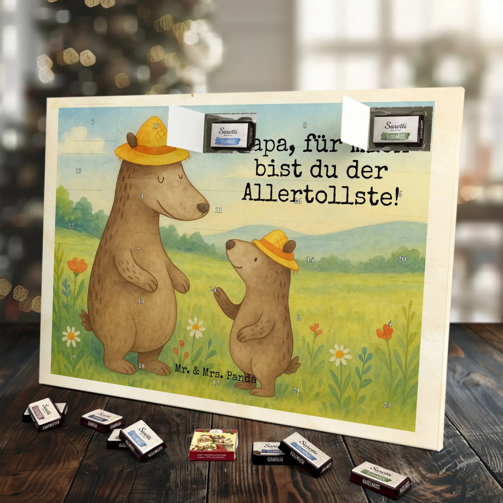 Chocolate advent calendar Bears with hats Design Father's Day, Mother's Day, father, role model, son, sons, children, favourite person, father-son, child, father's day