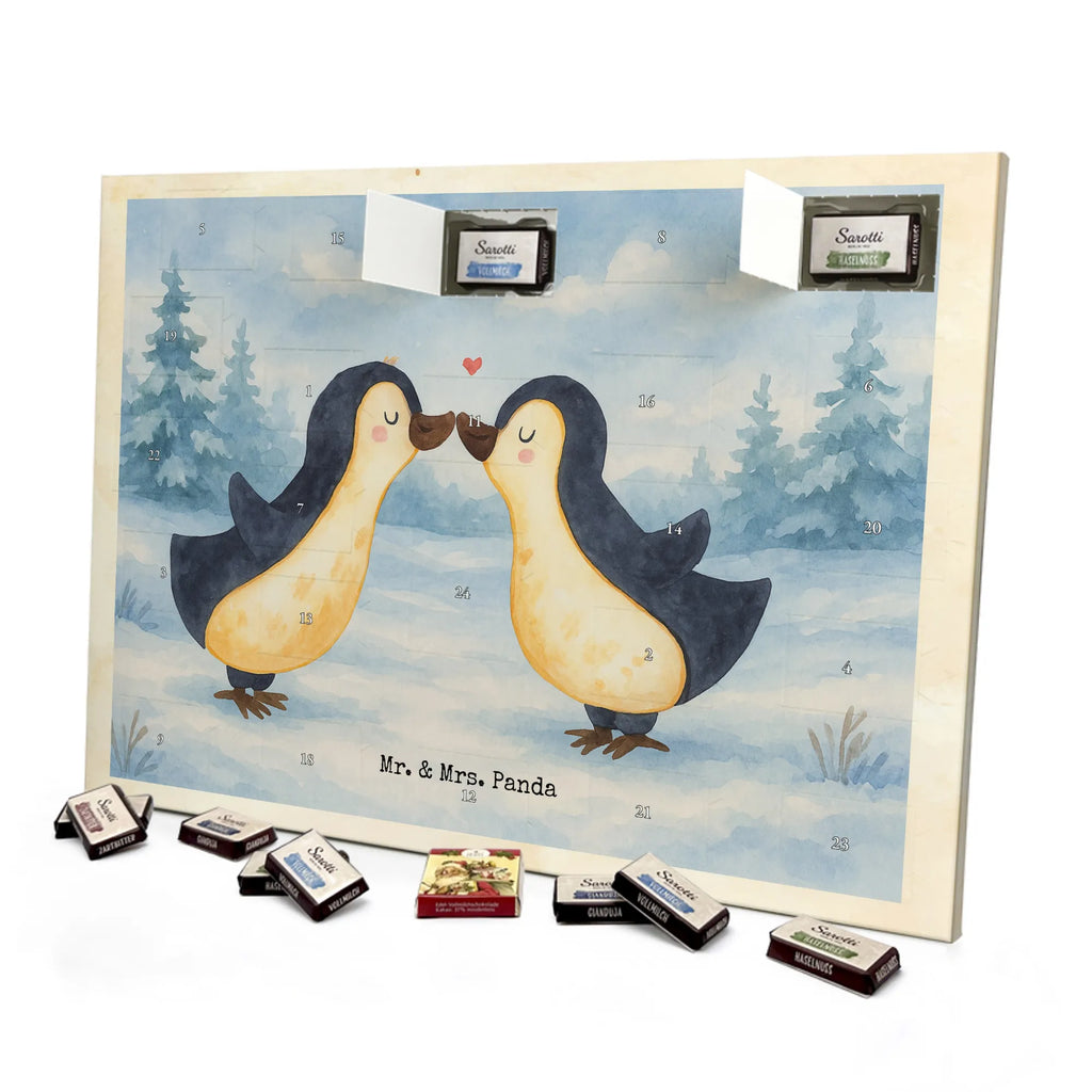 Chocolate advent calendar Penguins in love Design Loving, Two, Together, Marriage, Proposal of marriage, Love gift, gift for her, gift for him, anniversary gift, fiancée, love saying, gift friend, wedding anniversary, proof of love, anniversary, penguins, guest gift, wedding, gift girlfriend, couple. love couple, fiancé, gift anniversary, pair, gift idea, penguin love, pair of penguins