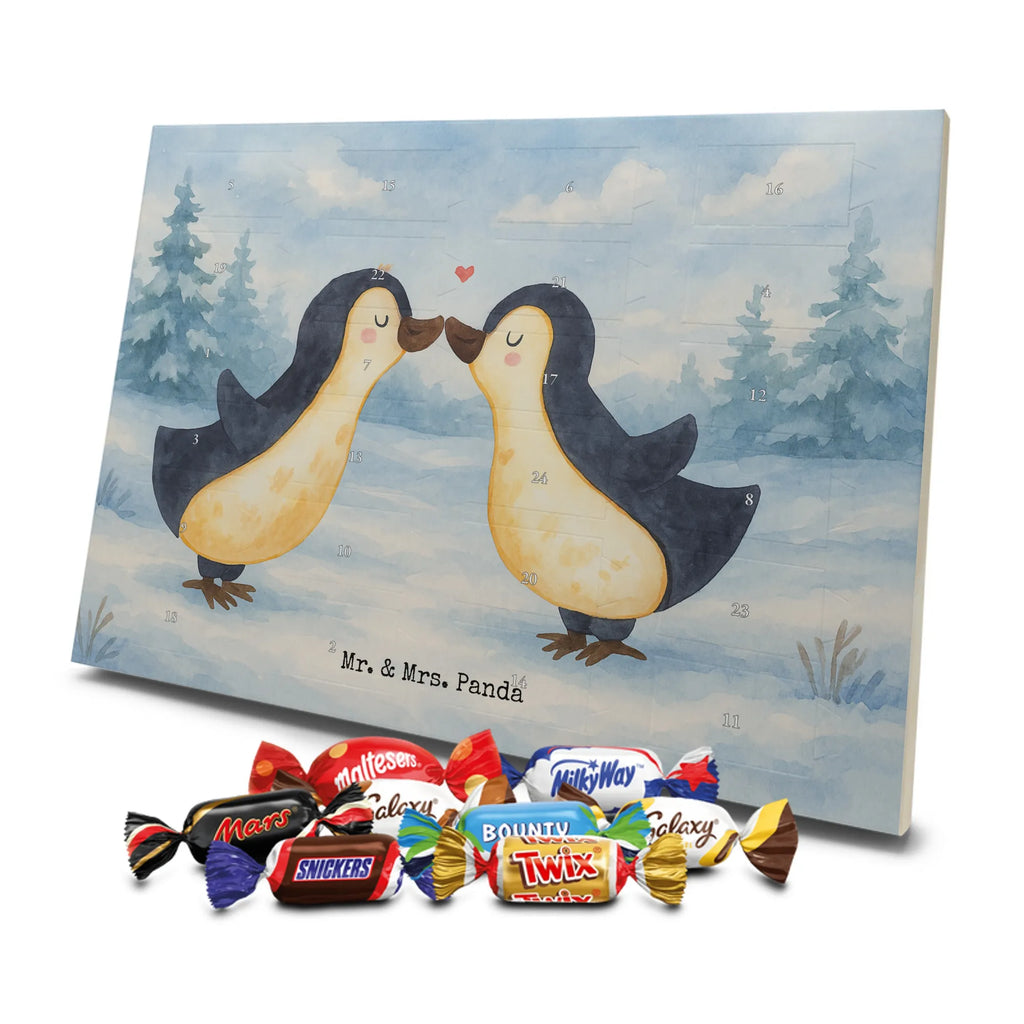 Chocolate advent calendar Penguins in love Design Loving, Two, Together, Marriage, Proposal of marriage, Love gift, gift for her, gift for him, anniversary gift, fiancée, love saying, gift friend, wedding anniversary, proof of love, anniversary, penguins, guest gift, wedding, gift girlfriend, couple. love couple, fiancé, gift anniversary, pair, gift idea, penguin love, pair of penguins