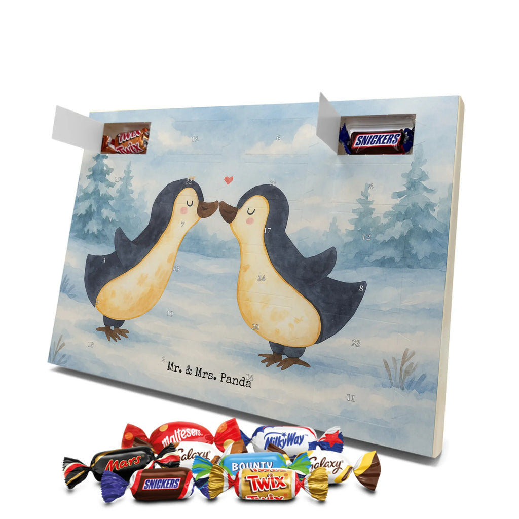 Chocolate advent calendar Penguins in love Design Loving, Two, Together, Marriage, Proposal of marriage, Love gift, gift for her, gift for him, anniversary gift, fiancée, love saying, gift friend, wedding anniversary, proof of love, anniversary, penguins, guest gift, wedding, gift girlfriend, couple. love couple, fiancé, gift anniversary, pair, gift idea, penguin love, pair of penguins