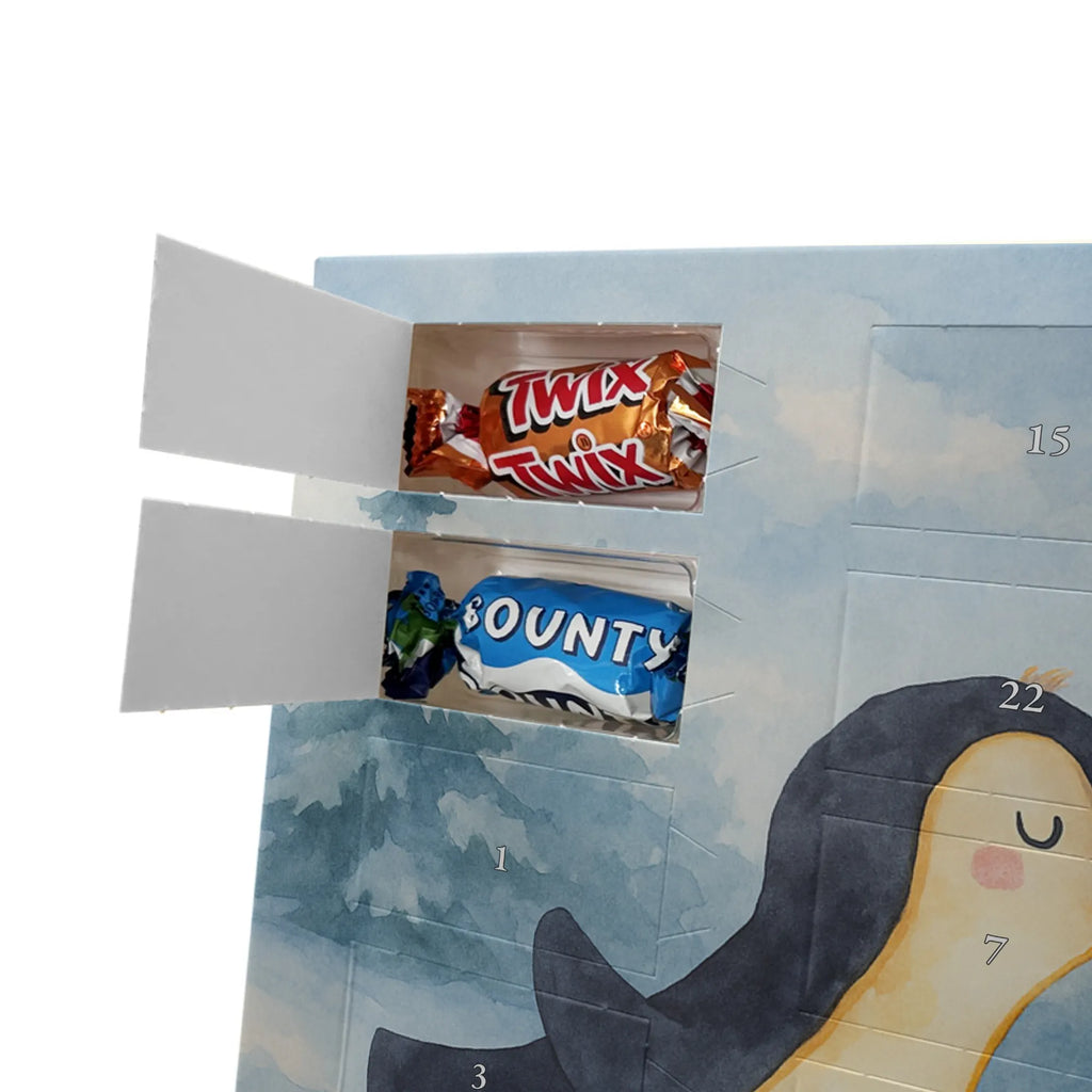 Chocolate advent calendar Penguins in love Design Loving, Two, Together, Marriage, Proposal of marriage, Love gift, gift for her, gift for him, anniversary gift, fiancée, love saying, gift friend, wedding anniversary, proof of love, anniversary, penguins, guest gift, wedding, gift girlfriend, couple. love couple, fiancé, gift anniversary, pair, gift idea, penguin love, pair of penguins