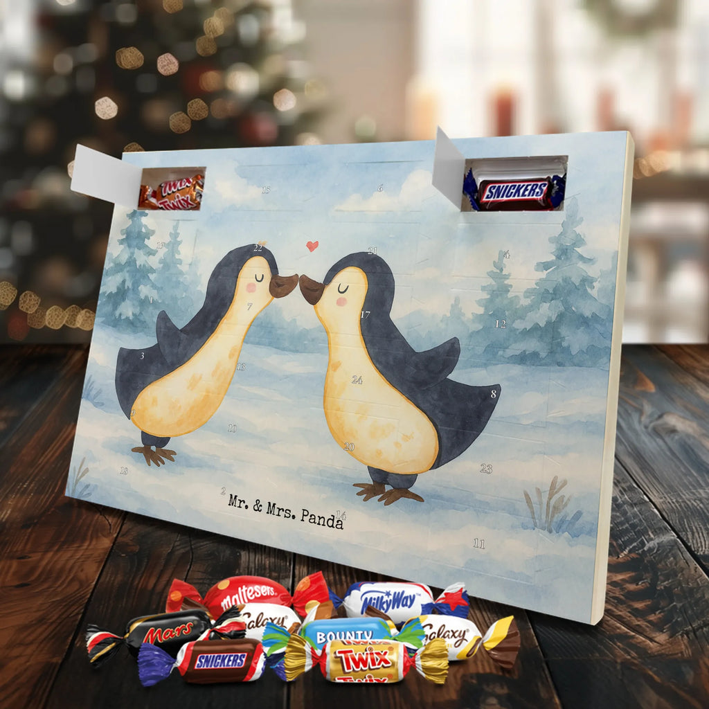 Chocolate advent calendar Penguins in love Design Loving, Two, Together, Marriage, Proposal of marriage, Love gift, gift for her, gift for him, anniversary gift, fiancée, love saying, gift friend, wedding anniversary, proof of love, anniversary, penguins, guest gift, wedding, gift girlfriend, couple. love couple, fiancé, gift anniversary, pair, gift idea, penguin love, pair of penguins