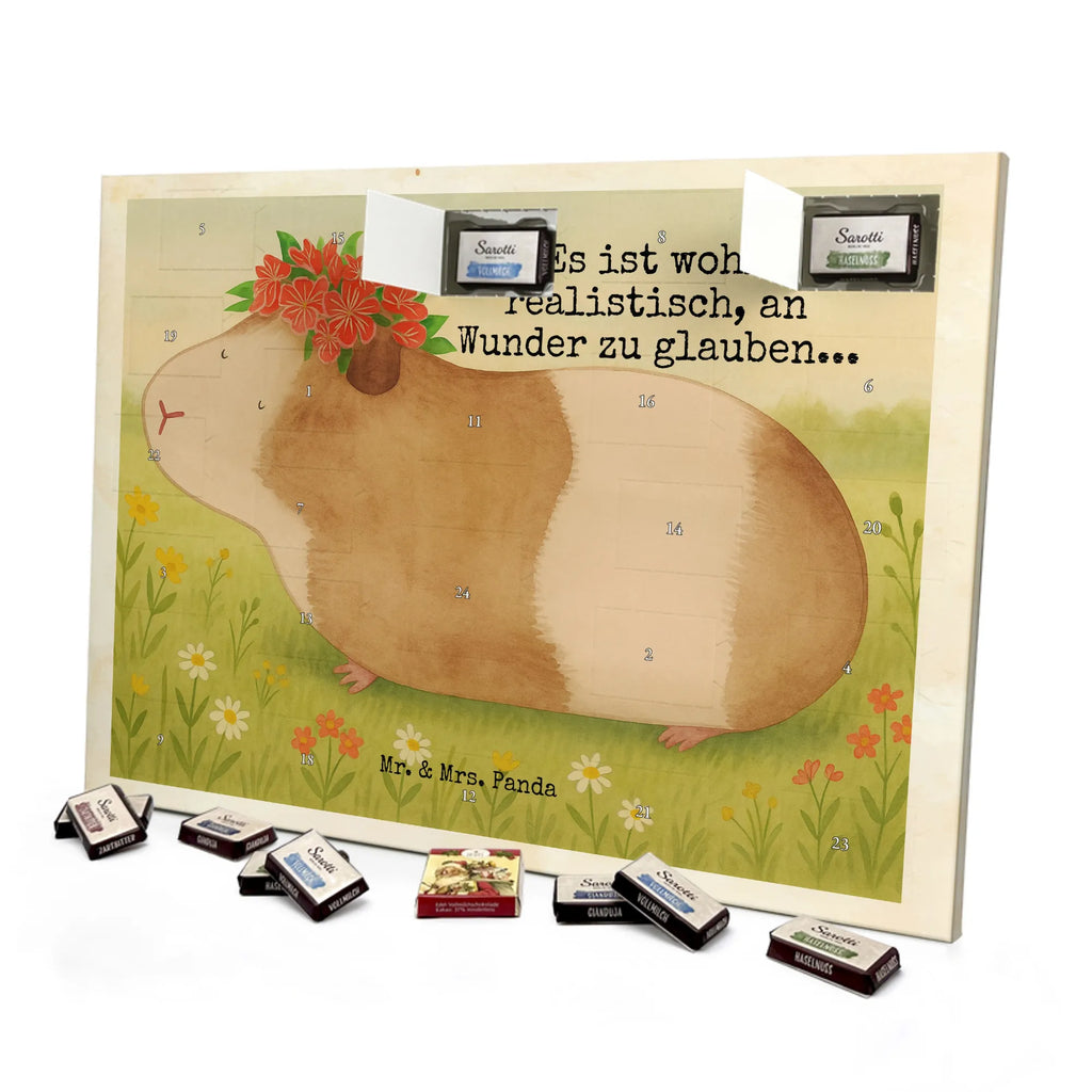 Chocolate advent calendar Guinea pig wisdom Design card, gift ideas, gifts, small animals, cute, cute animal motives, hand drawn, funny sayings, good mood, special gifts, animal lover, wonderland, saying, wisdom, reality, flower child, guinea pig, wonder