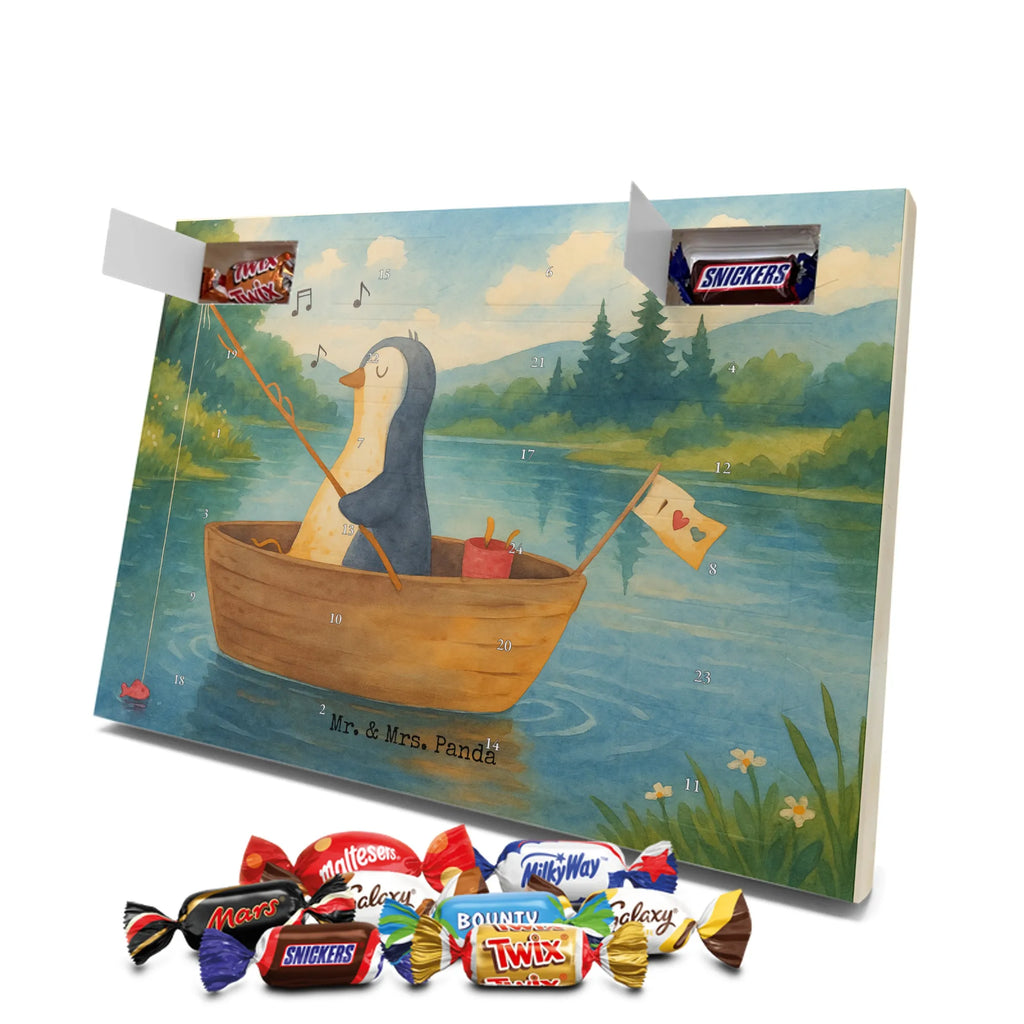 Chocolate advent calendar Penguin fishing boat Design North Pole, Penguins, boat, divorce, fishing boat, gift idea heartache, penguins, new beginning, enjoy, fishing, love of life, new start, separation