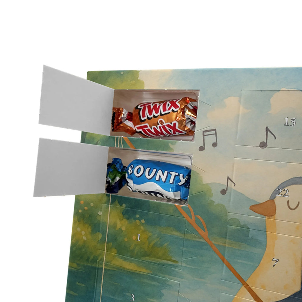 Chocolate advent calendar Penguin fishing boat Design North Pole, Penguins, boat, divorce, fishing boat, gift idea heartache, penguins, new beginning, enjoy, fishing, love of life, new start, separation