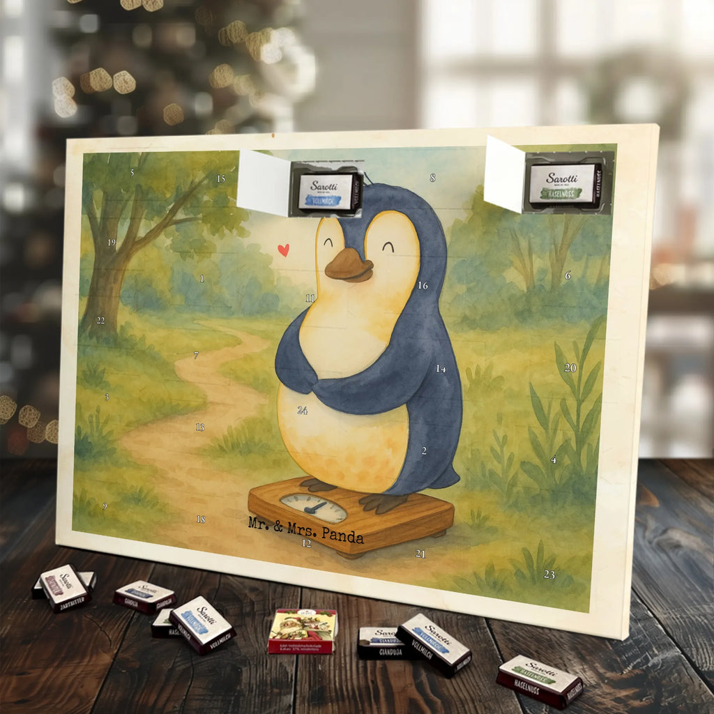 Chocolate advent calendar Penguin diet Design North Pole, Penguins, penguins, self-respect, losing weight, diet, self-love, weight, body love