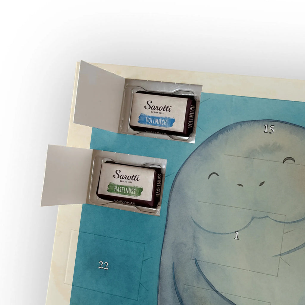 Chocolate advent calendar manatee happy Design gift ideas, vacation, Seafood, aquatic animals, ocean, shells, corals, reef, whale, narwhal, sea urchin, lobster, platypus, manatee, crocodile, shrimp, gifts for seafood lovers, water world, underwater animals, underwater world, deep sea, seafood fans, seafood decoration, seafood posters, New start, Lovesickness, Manatees, Manatee, Self-love, Respect, New beginning, Satisfaction, Girlfriend, Carefulness