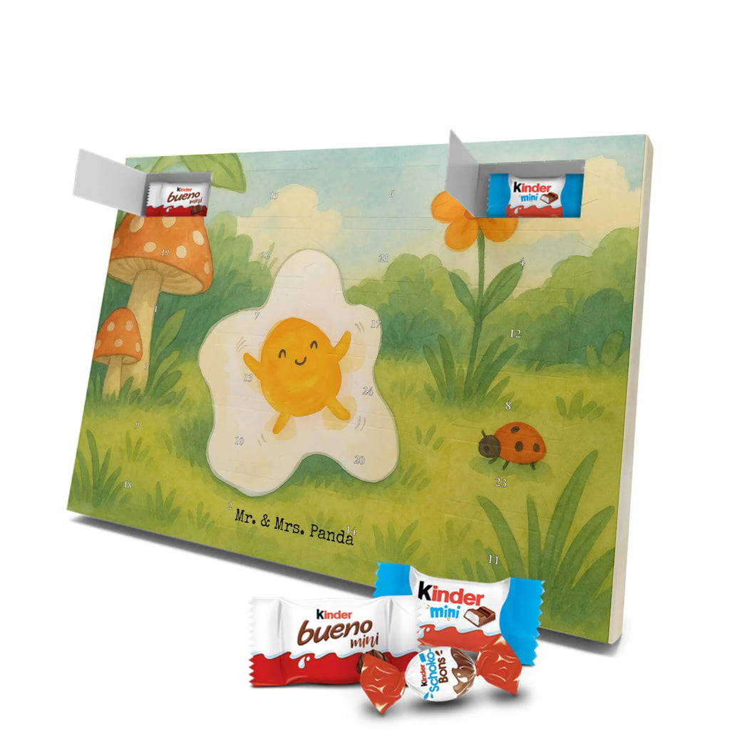 Chocolate advent calendar Fried egg egg Design card, gift ideas, gifts, small animals, cute, cute animal motives, hand drawn, funny sayings, good mood, special gifts, animal lover, Egg, day, fried egg, nice