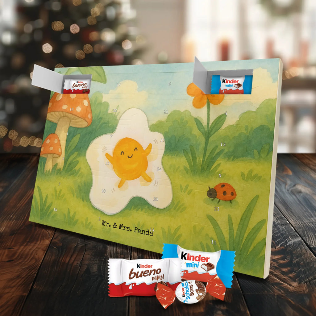 Chocolate advent calendar Fried egg egg Design card, gift ideas, gifts, small animals, cute, cute animal motives, hand drawn, funny sayings, good mood, special gifts, animal lover, Egg, day, fried egg, nice