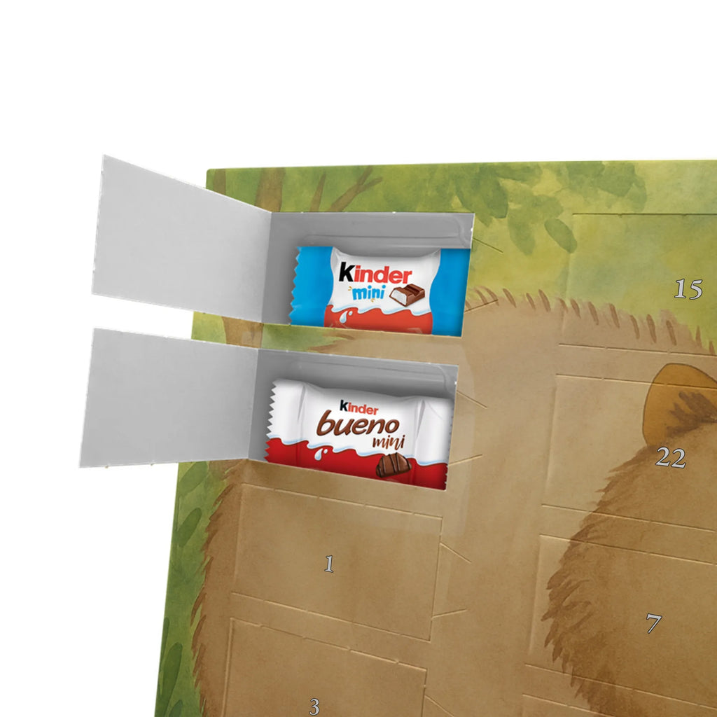 Chocolate advent calendar Wombat Design card, gift ideas, gifts, small animals, cute, cute animal motives, hand drawn, funny sayings, good mood, special gifts, animal lover, saying, life is beautiful, Australia