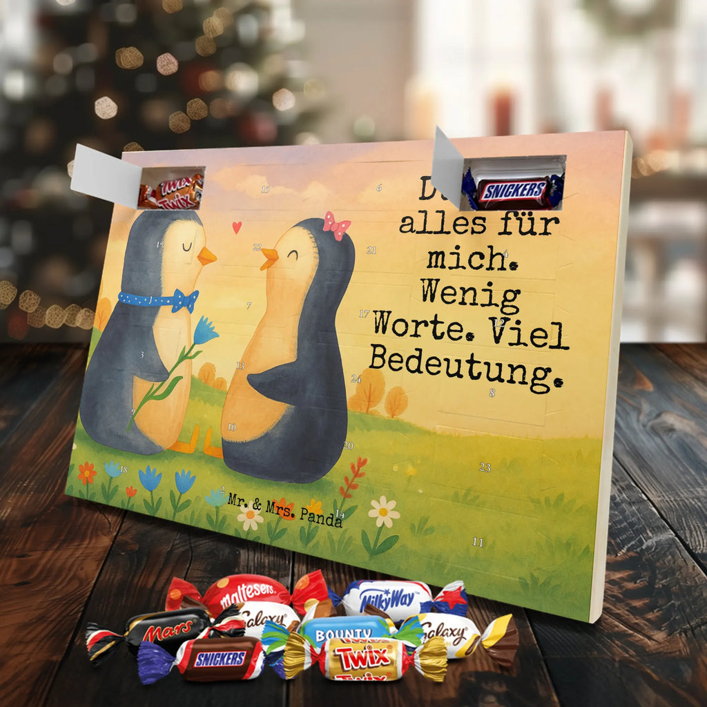 Chocolate advent calendar Penguin pair Design North Pole, Penguins, wedding gift, great love, wedding day, penguins, wedding, love gift, anniversary, lovers, proof of love, dream couple