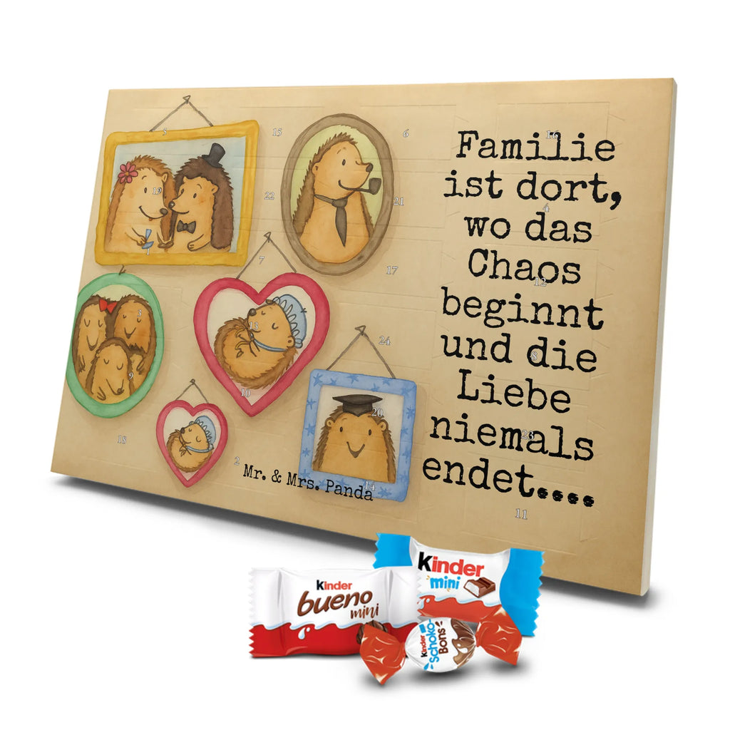 Chocolate advent calendar Hedgehog family Design Father's Day, Mother's Day, hedgehogs, mum, pictures, solidarity