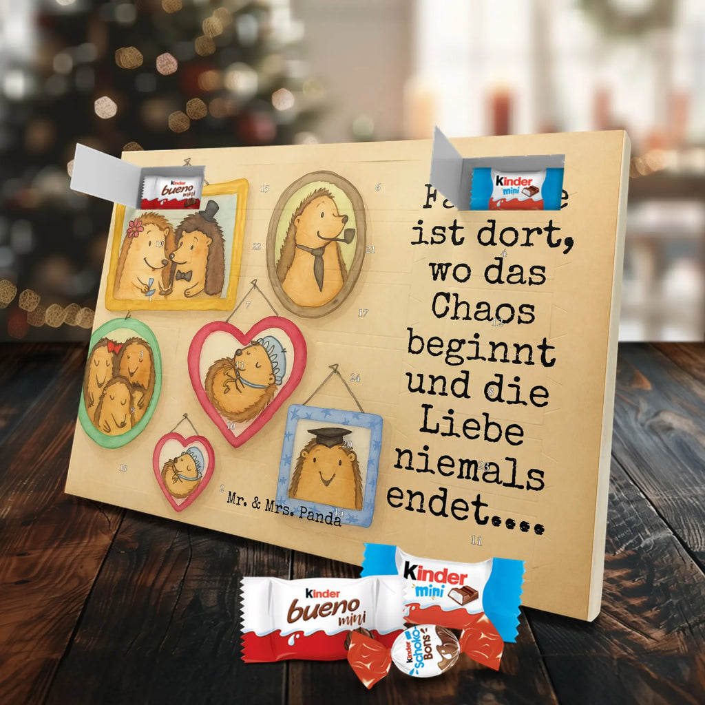 Chocolate advent calendar Hedgehog family Design Father's Day, Mother's Day, hedgehogs, mum, pictures, solidarity