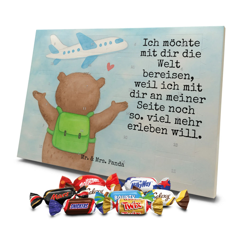 Chocolate advent calendar bear Airplane Design Loving, Two, Together, Marriage, Proposal of marriage, Love gift, gift for her, gift for him, anniversary gift, Valentine&#39;s Day Gift for Women Love Gift Anniversary Wedding Anniversary Party Favor Gift for Girlfriend Gift for Partner Boyfriend Gift Token of Love for Men for Husband