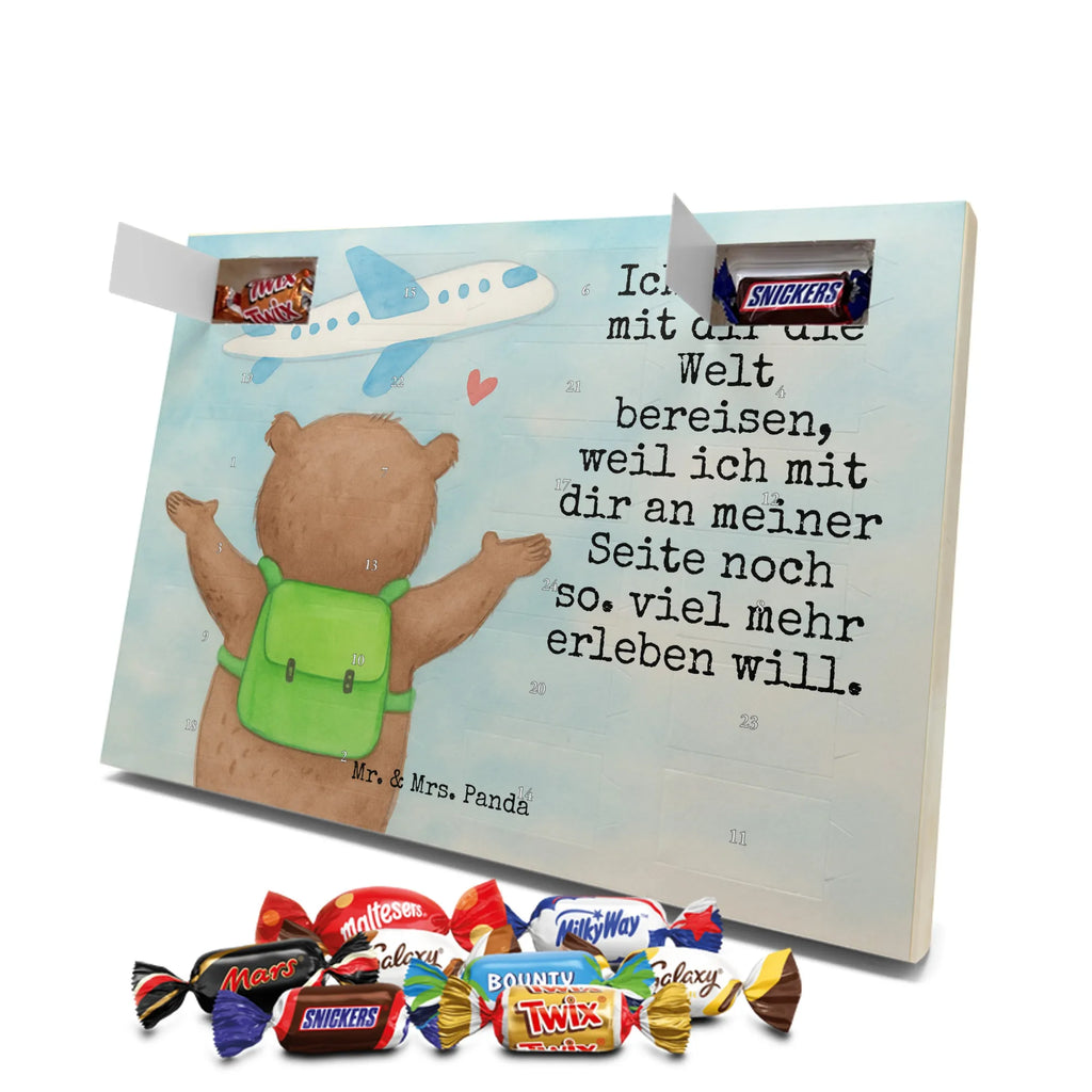 Chocolate advent calendar bear Airplane Design Loving, Two, Together, Marriage, Proposal of marriage, Love gift, gift for her, gift for him, anniversary gift, Valentine&#39;s Day Gift for Women Love Gift Anniversary Wedding Anniversary Party Favor Gift for Girlfriend Gift for Partner Boyfriend Gift Token of Love for Men for Husband