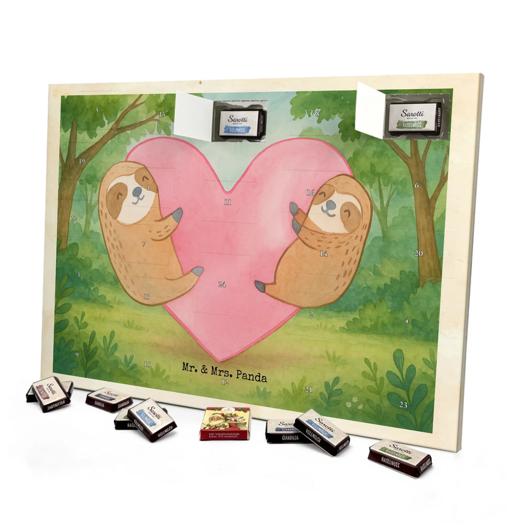 Chocolate advent calendar sloths Heart Design Loving, Two, Together, Marriage, Proposal of marriage, Love gift, gift for her, gift for him, anniversary gift, Valentine&#39;s Day Gift for Women Love Gift Anniversary Wedding Anniversary Party Favor Gift for Girlfriend Gift for Partner Boyfriend Gift Token of Love for Men for Husband