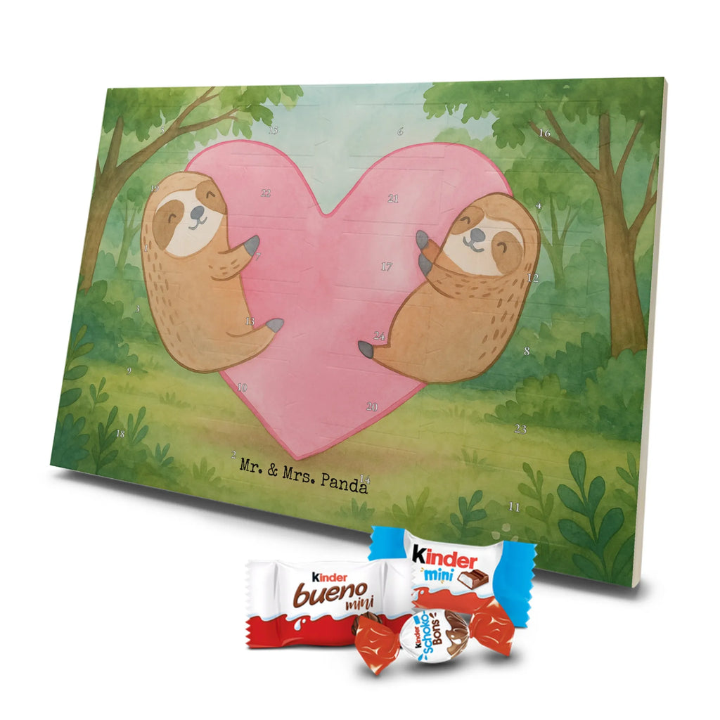 Chocolate advent calendar sloths Heart Design Loving, Two, Together, Marriage, Proposal of marriage, Love gift, gift for her, gift for him, anniversary gift, Valentine&#39;s Day Gift for Women Love Gift Anniversary Wedding Anniversary Party Favor Gift for Girlfriend Gift for Partner Boyfriend Gift Token of Love for Men for Husband