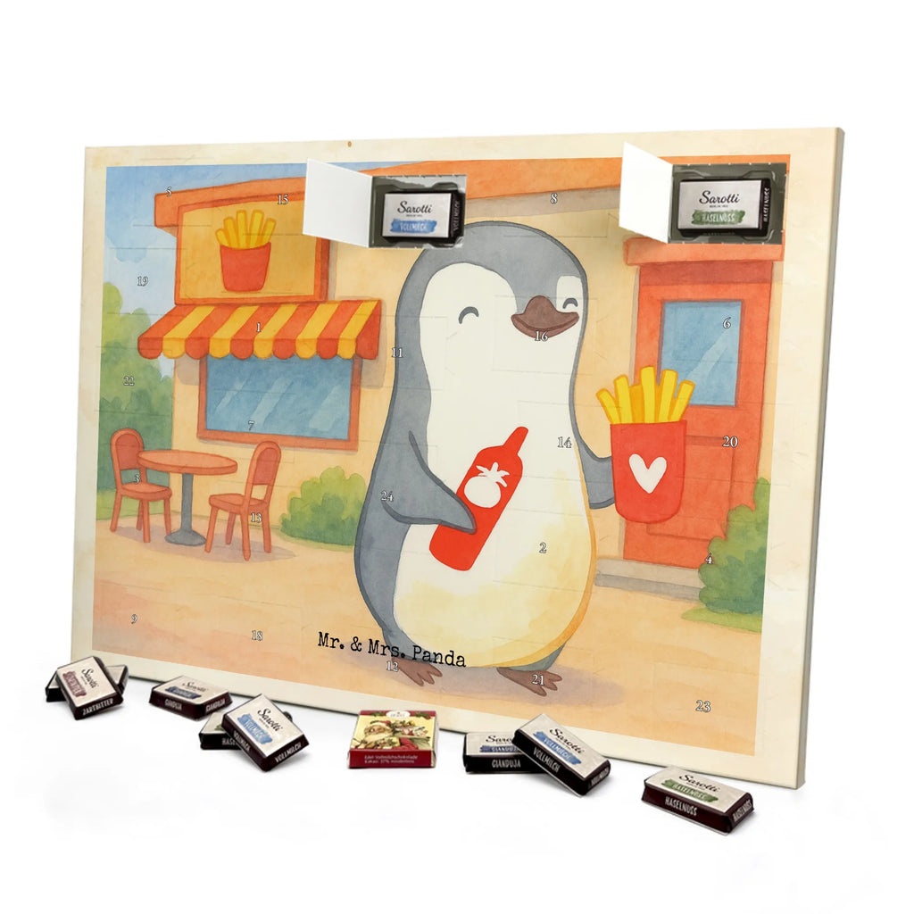 Chocolate advent calendar penguin French fries Design Loving, Two, Together, Marriage, Proposal of marriage, Love gift, gift for her, gift for him, anniversary gift, Valentine&#39;s Day Gift for Women Love Gift Anniversary Wedding Anniversary Party Favor Gift for Girlfriend Gift for Partner Boyfriend Gift Token of Love for Men for Husband