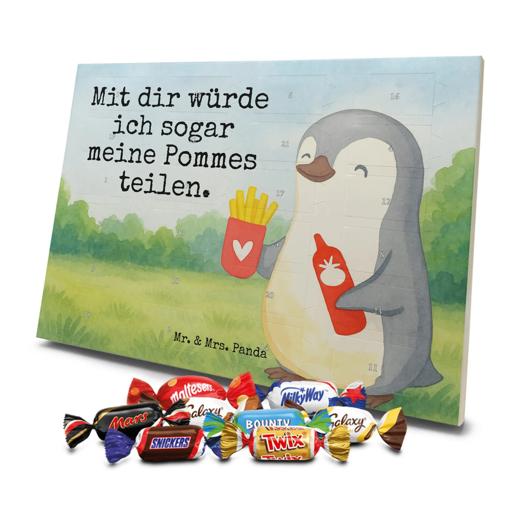 Chocolate advent calendar penguin French fries Design Loving, Two, Together, Marriage, Proposal of marriage, Love gift, gift for her, gift for him, anniversary gift, Valentine&#39;s Day Gift for Women Love Gift Anniversary Wedding Anniversary Party Favor Gift for Girlfriend Gift for Partner Boyfriend Gift Token of Love for Men for Husband
