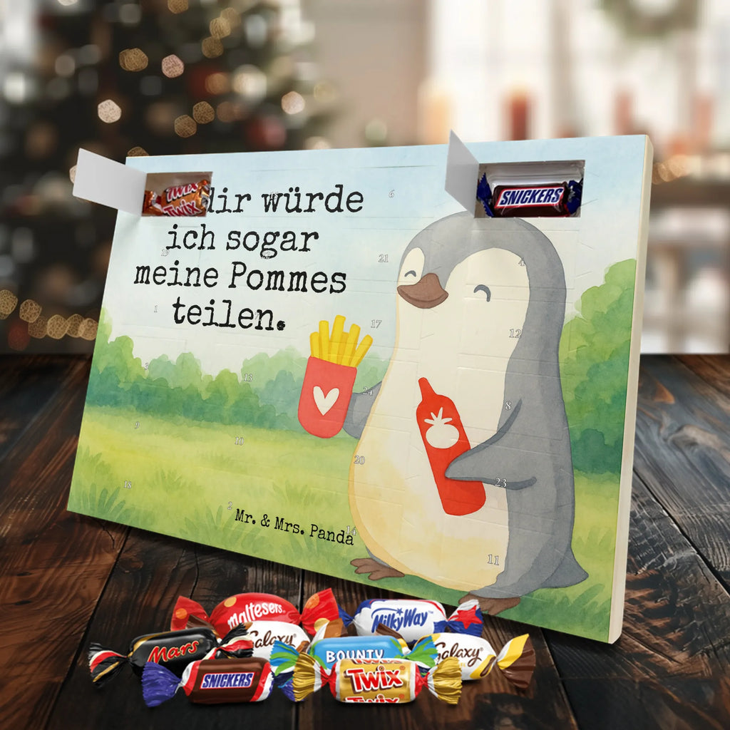 Chocolate advent calendar penguin French fries Design Loving, Two, Together, Marriage, Proposal of marriage, Love gift, gift for her, gift for him, anniversary gift, Valentine&#39;s Day Gift for Women Love Gift Anniversary Wedding Anniversary Party Favor Gift for Girlfriend Gift for Partner Boyfriend Gift Token of Love for Men for Husband