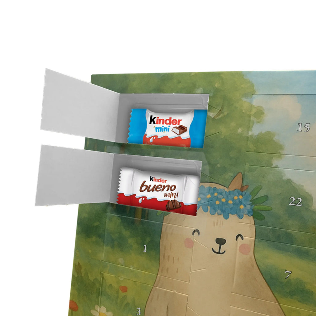 Chocolate advent calendar Bears with flower crown Design Father's Day, Mother's Day, favorite person, gift mommy. mother's day, daughter, daughters, best mommy, world best mommy, bears, favorite mommy, children, role model, child