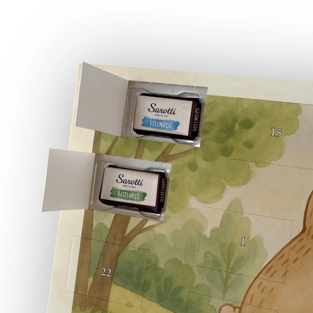 Chocolate advent calendar Papa Bear Design Father's Day, Mother's Day, birthday, father's day, present, uncle