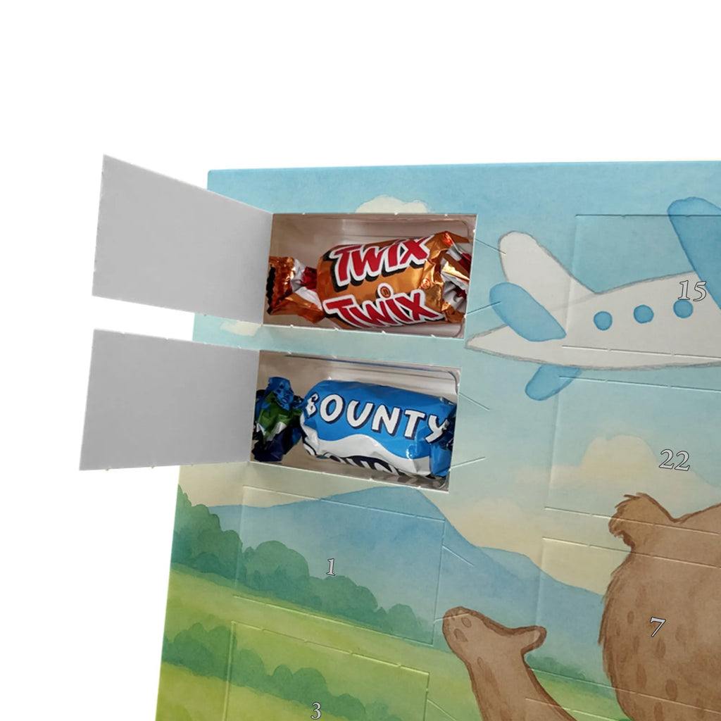 Chocolate advent calendar bear Airplane Design Loving, Two, Together, Marriage, Proposal of marriage, Love gift, gift for her, gift for him, anniversary gift, Valentine&#39;s Day Gift for Women Love Gift Anniversary Wedding Anniversary Party Favor Gift for Girlfriend Gift for Partner Boyfriend Gift Token of Love for Men for Husband