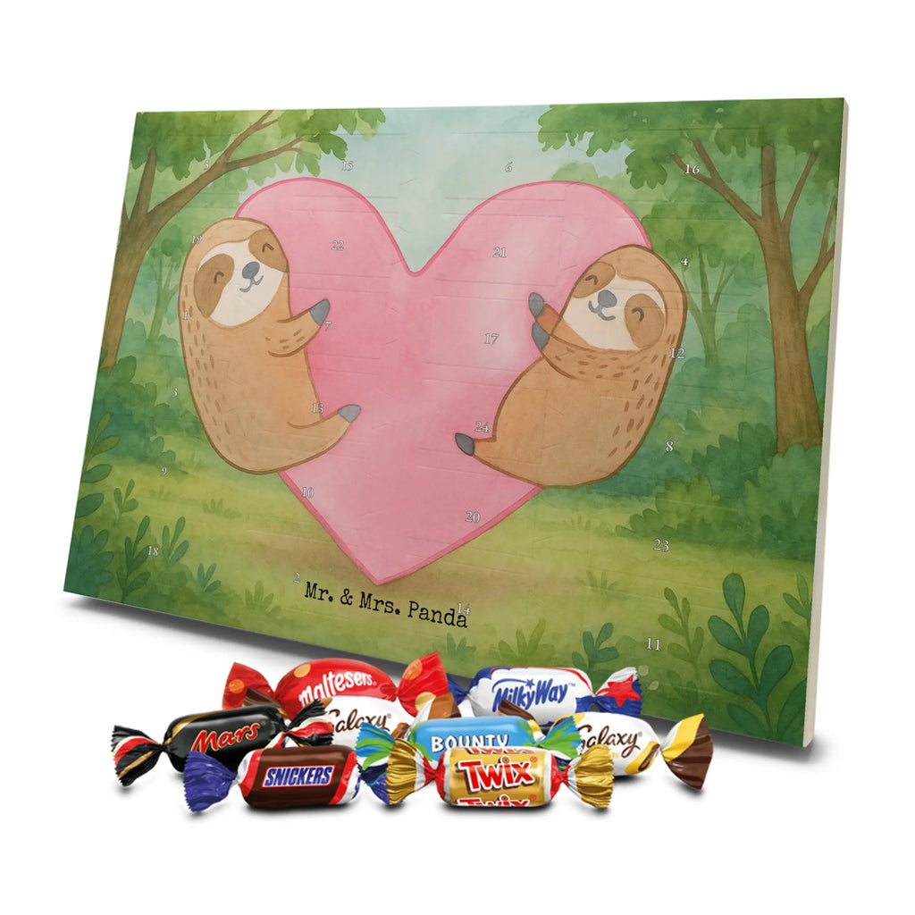 Chocolate advent calendar sloths Heart Design Loving, Two, Together, Marriage, Proposal of marriage, Love gift, gift for her, gift for him, anniversary gift, Valentine&#39;s Day Gift for Women Love Gift Anniversary Wedding Anniversary Party Favor Gift for Girlfriend Gift for Partner Boyfriend Gift Token of Love for Men for Husband
