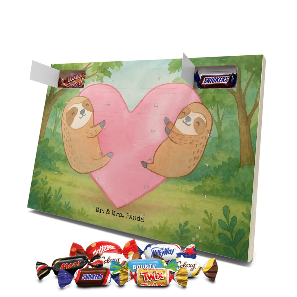 Chocolate advent calendar sloths Heart Design Loving, Two, Together, Marriage, Proposal of marriage, Love gift, gift for her, gift for him, anniversary gift, Valentine&#39;s Day Gift for Women Love Gift Anniversary Wedding Anniversary Party Favor Gift for Girlfriend Gift for Partner Boyfriend Gift Token of Love for Men for Husband