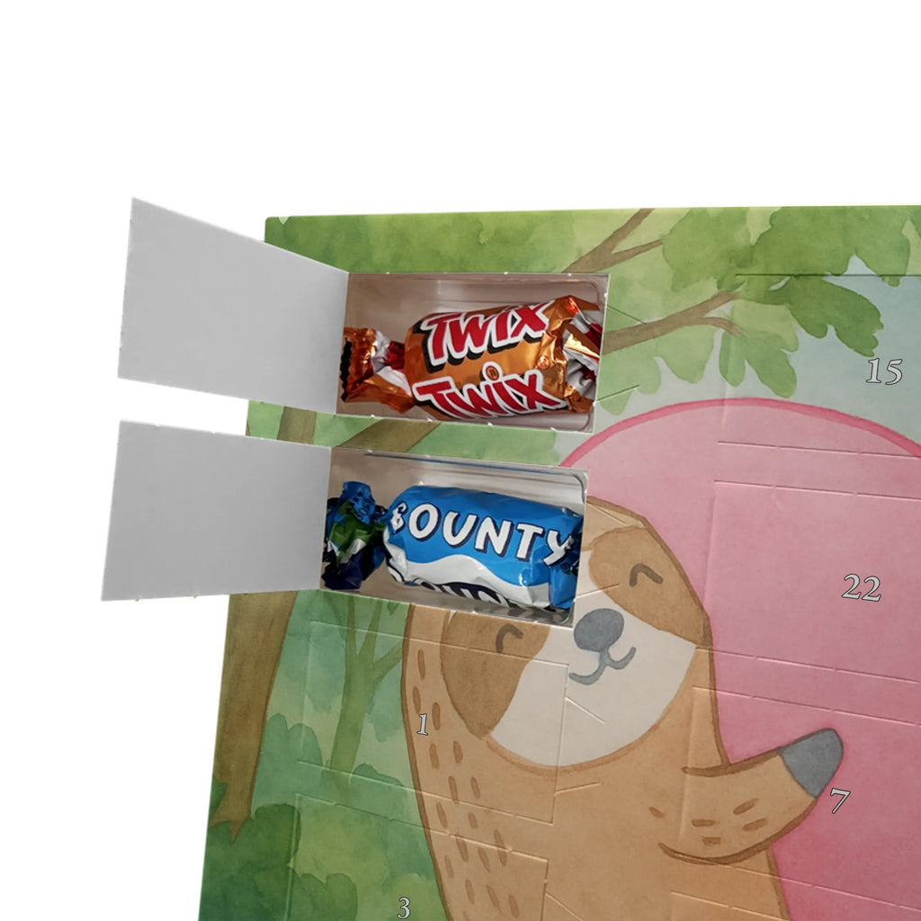 Chocolate advent calendar sloths Heart Design Loving, Two, Together, Marriage, Proposal of marriage, Love gift, gift for her, gift for him, anniversary gift, Valentine&#39;s Day Gift for Women Love Gift Anniversary Wedding Anniversary Party Favor Gift for Girlfriend Gift for Partner Boyfriend Gift Token of Love for Men for Husband