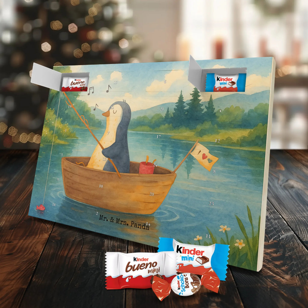 Chocolate advent calendar Penguin fishing boat Design North Pole, Penguins, boat, divorce, fishing boat, gift idea heartache, penguins, new beginning, enjoy, fishing, love of life, new start, separation