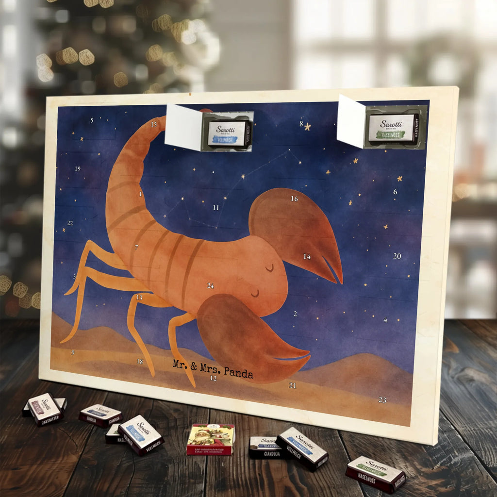 Chocolate advent calendar Star sign Scorpio Design constellations, birthdays, astrology, date of birth, month of birth, scorpions, birthday october, gift november, gift october, scorpion gift, scorpion star sign, birthday november