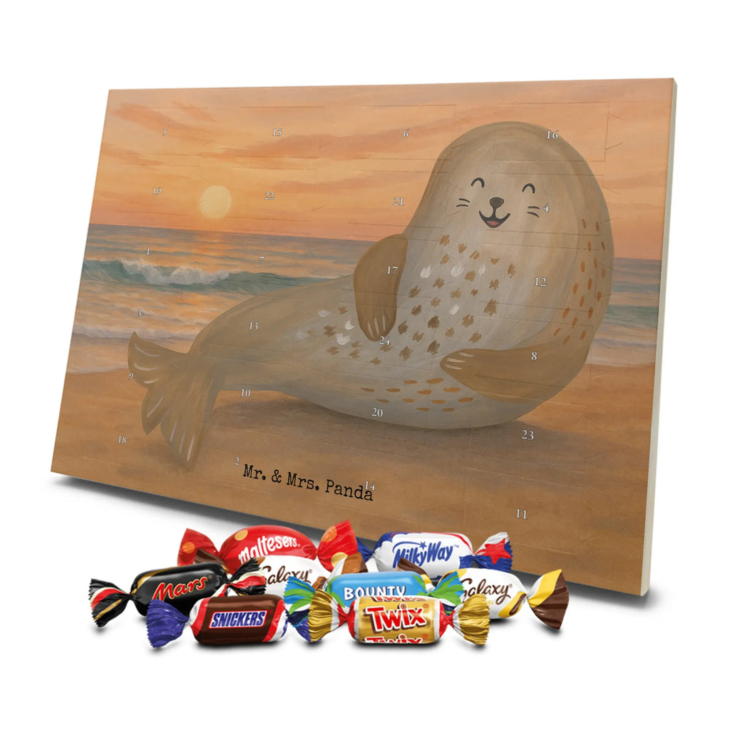 Chocolate advent calendar seal Laugh Design gift ideas, gifts, card, animal lover, special gifts, good mood, funny sayings, hand drawn, cute animal motives, cute, small animals, Baltic Sea, Seal, North Sea, Sea animal, Seals