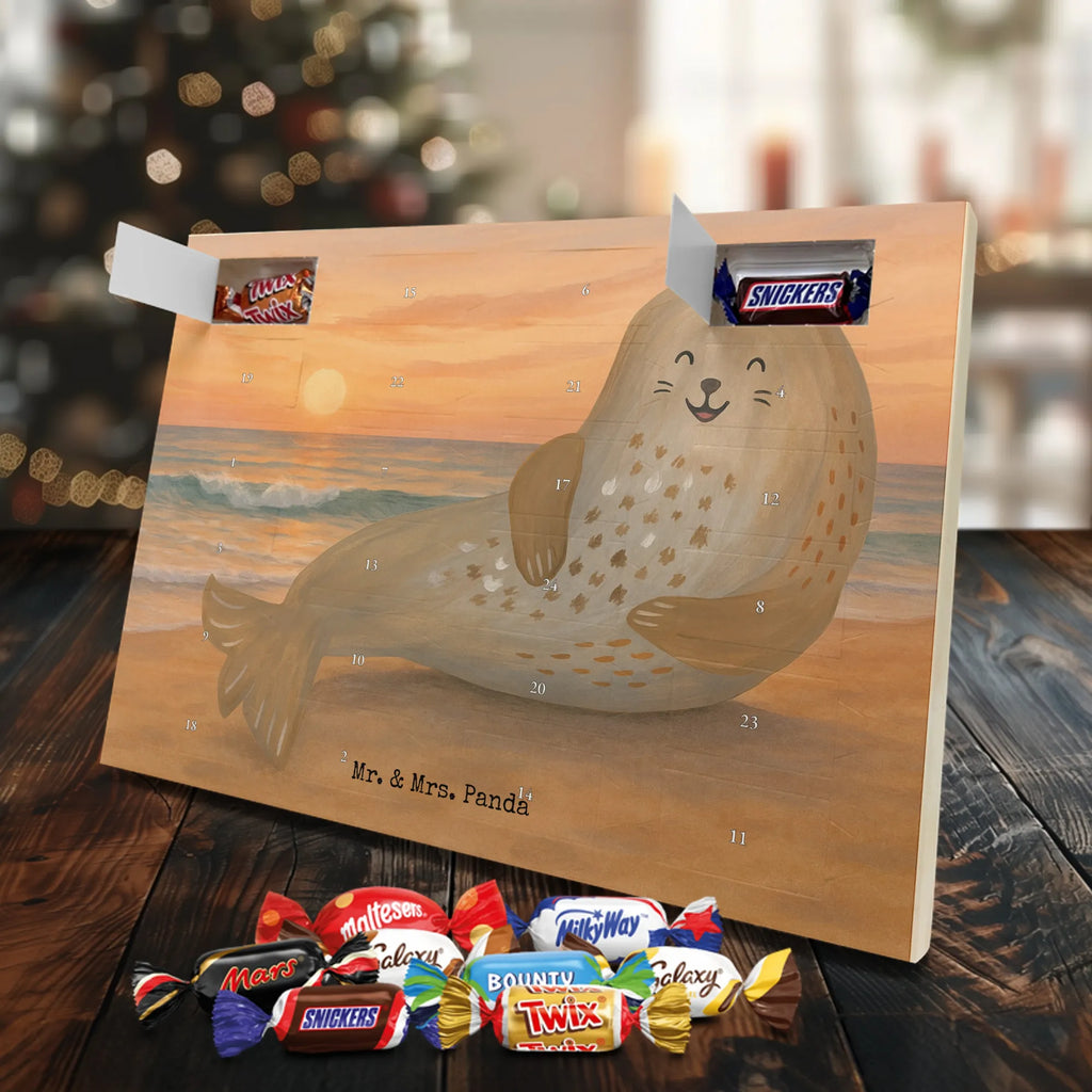 Chocolate advent calendar seal Laugh Design gift ideas, gifts, card, animal lover, special gifts, good mood, funny sayings, hand drawn, cute animal motives, cute, small animals, Baltic Sea, Seal, North Sea, Sea animal, Seals