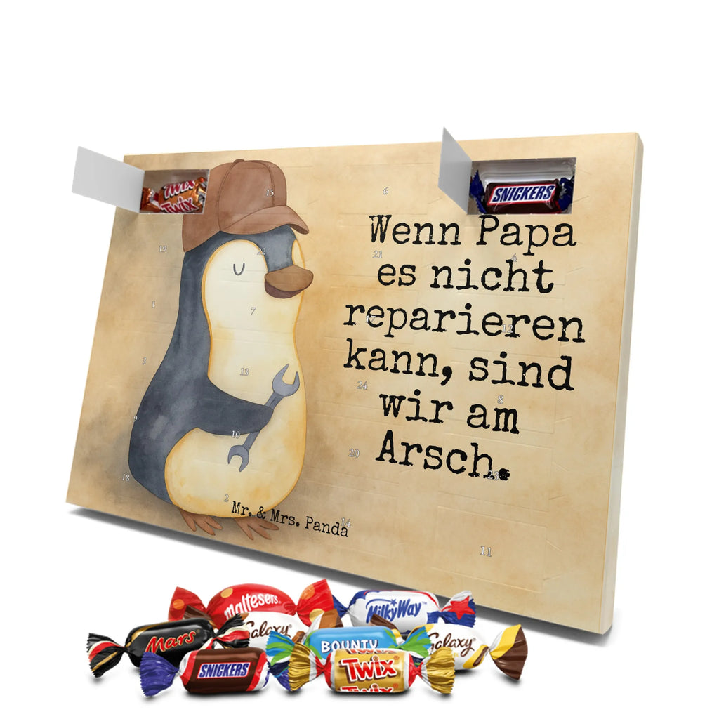 Chocolate advent calendar If Daddy can't fix it, we're screwed. Design Father's Day, Mother's Day, Father, Best Daddy in the World, Gift Daddy