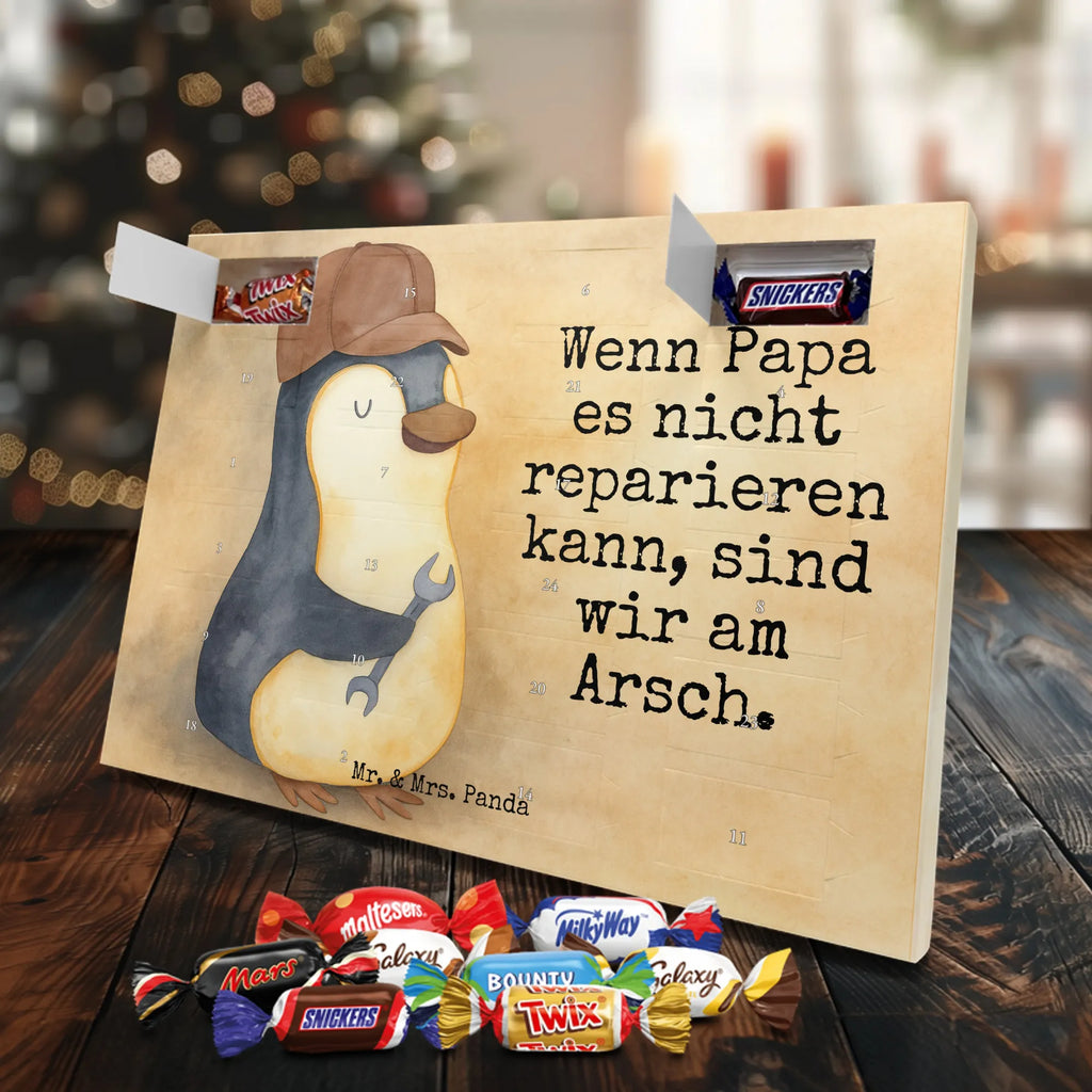 Chocolate advent calendar If Daddy can't fix it, we're screwed. Design Father's Day, Mother's Day, Father, Best Daddy in the World, Gift Daddy