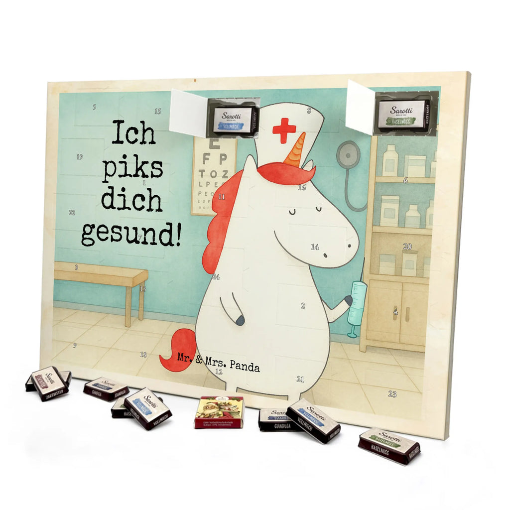 Chocolate advent calendar unicorn Nurse Design doctor gift, nurse thank you, hospital, nurse gift