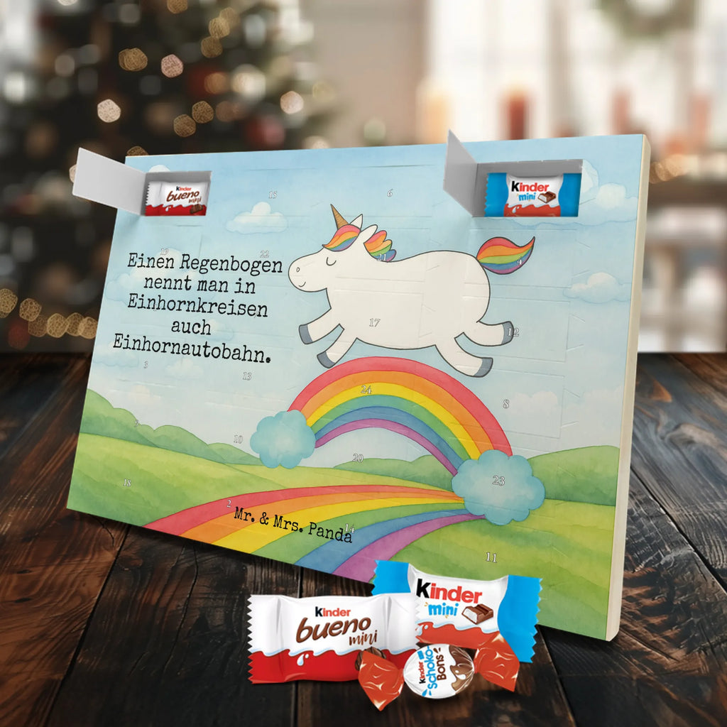 Chocolate advent calendar unicorn rainbow Design unicorn highway, rainbow, unicornpower, unicorn car, expressway, unicorn love, gift, birthday present