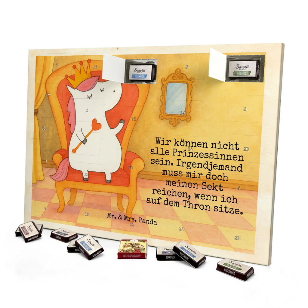 Chocolate advent calendar unicorn princess Design bff gift, girlfriend present, present, birthday gift, birthday, gift, unicornprincess