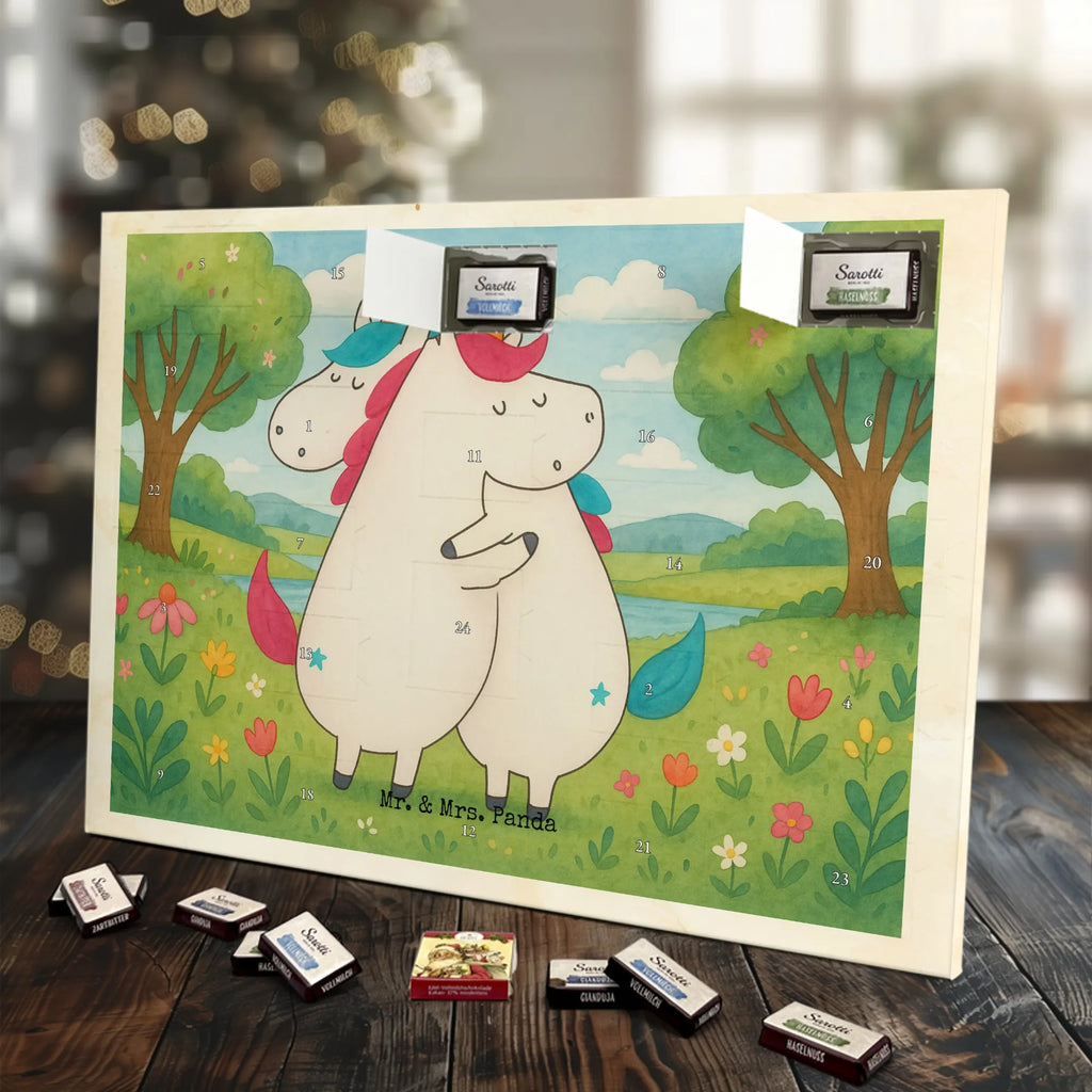 Chocolate advent calendar unicorns Embrace Design Sisters, Siblings, Girlfriends