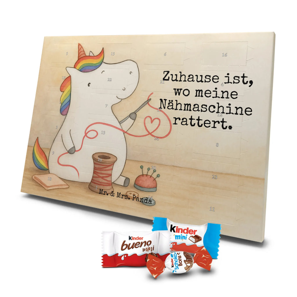 Chocolate advent calendar unicorn seamstress Design seamstress present, knitting, sew, sewing room, girlfriend, crochet, tinkering, seamstress gift