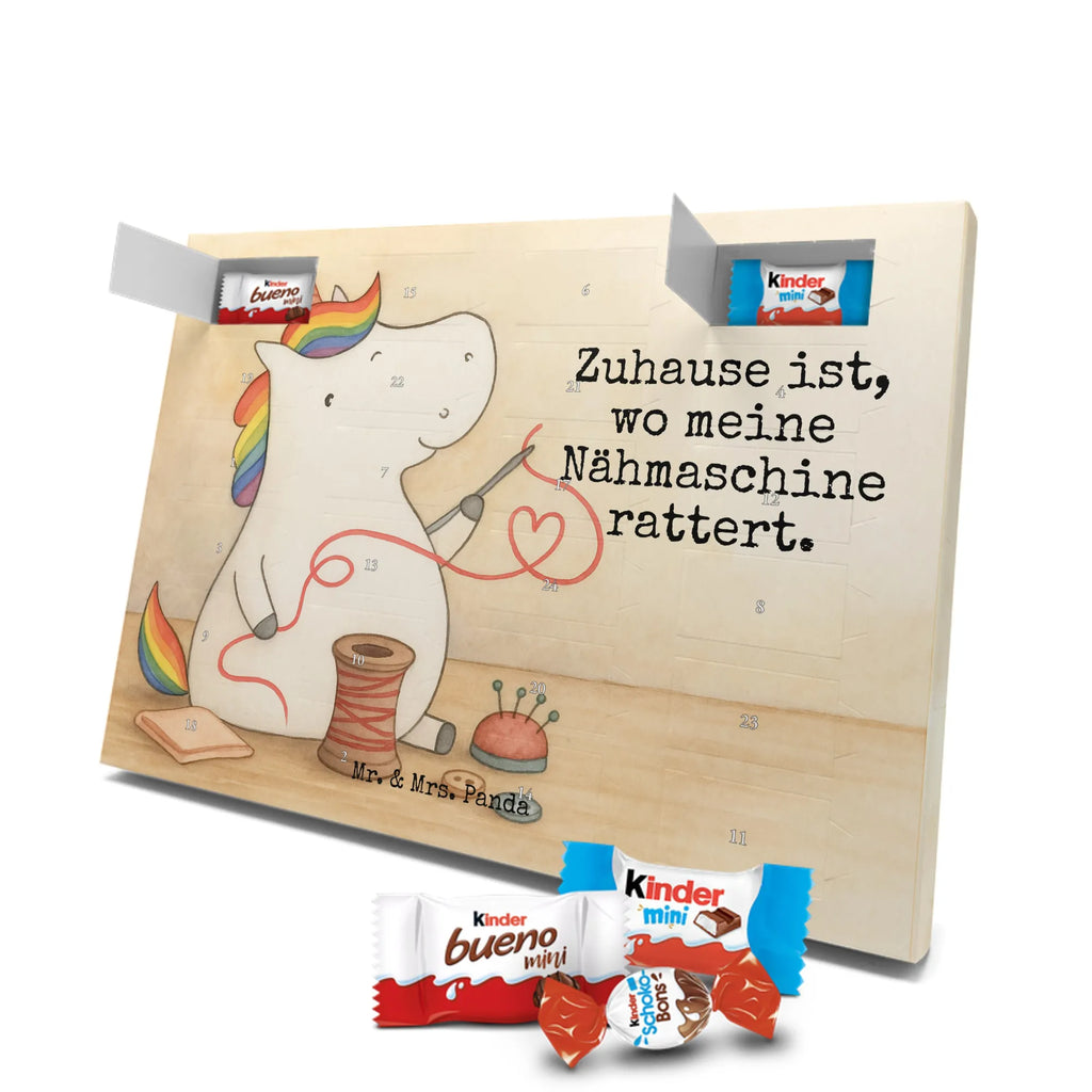 Chocolate advent calendar unicorn seamstress Design seamstress present, knitting, sew, sewing room, girlfriend, crochet, tinkering, seamstress gift