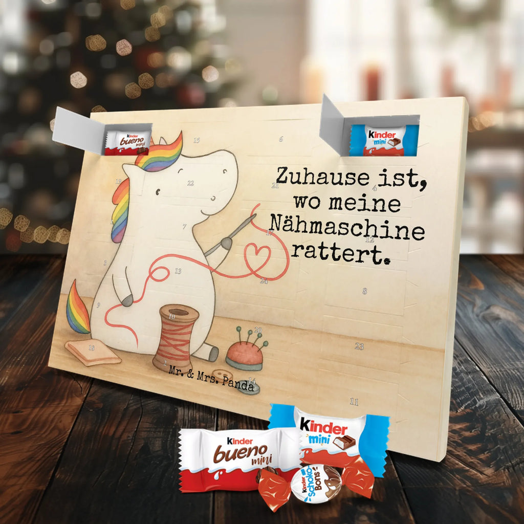 Chocolate advent calendar unicorn seamstress Design seamstress present, knitting, sew, sewing room, girlfriend, crochet, tinkering, seamstress gift