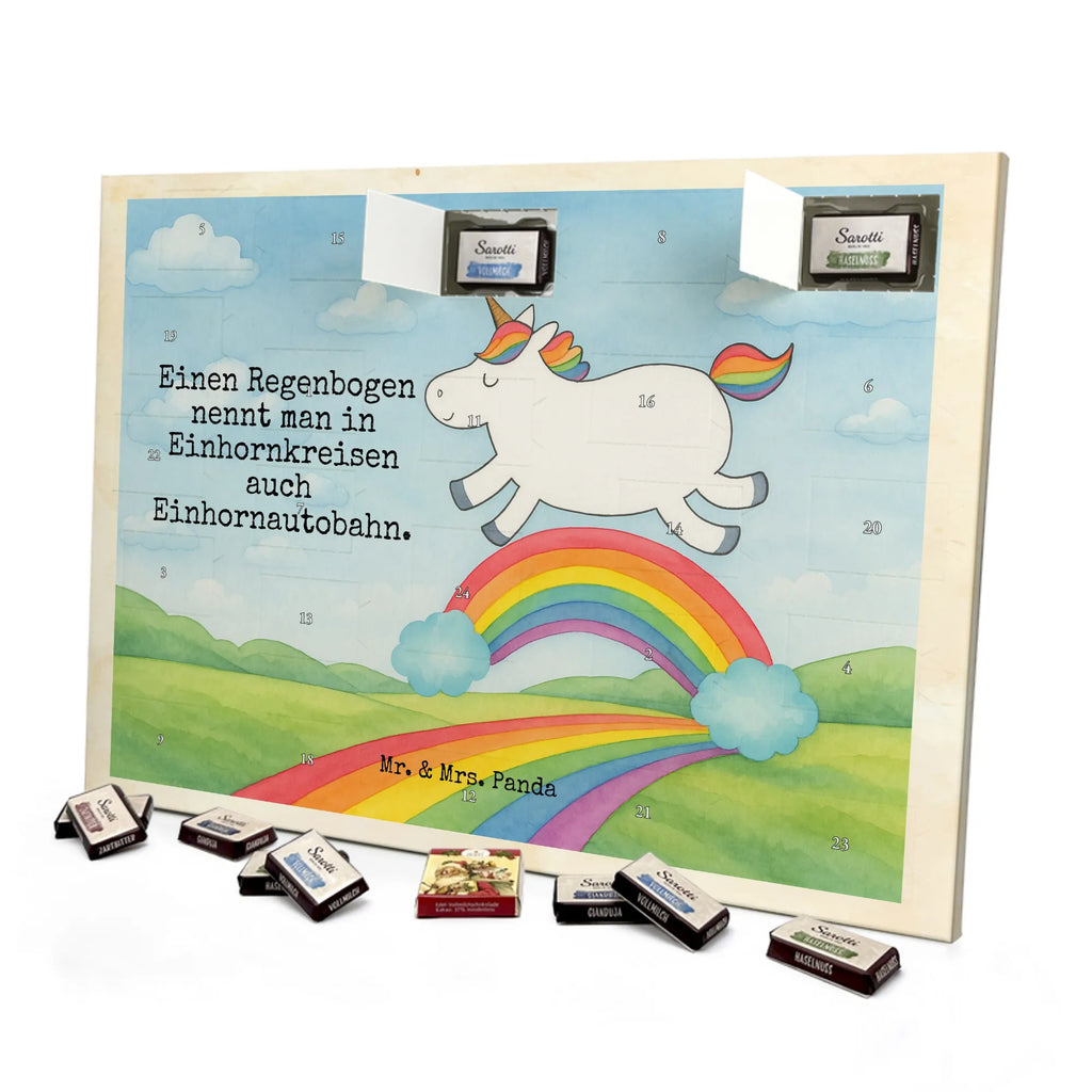 Chocolate advent calendar unicorn rainbow Design unicorn highway, rainbow, unicornpower, unicorn car, expressway, unicorn love, gift, birthday present